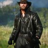 Arthur Morgan RDR2 Black Leather Coat