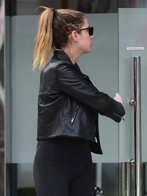 Ashley Benson Black Leather Jacket