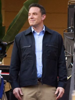 Ben Affleck The Accountant 2 Christine Wolff Black Cotton Jacket