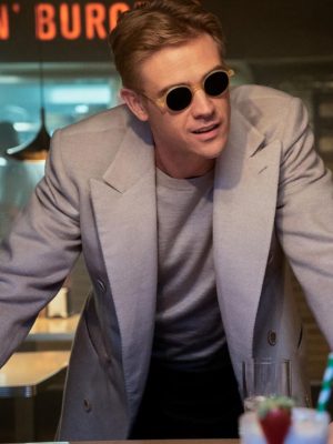 Boyd Holbrook The Sandman S02 Off White Wool Trench Coat