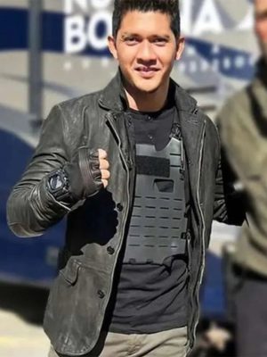 Iko Uwais The Expendables 4 Black Leather Jacket
