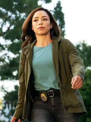 Jessica Camacho Countdown Green Cotton Jacket