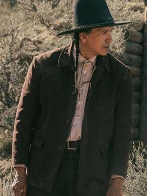 Michael Greyeyes 1923 Brown Cotton Jacket