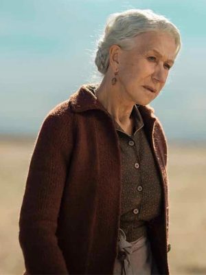 Cara Dutton 1923 Maroon Wool Coat