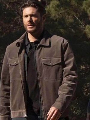 Countdown 2025 Jensen Ackles Brown Jacket