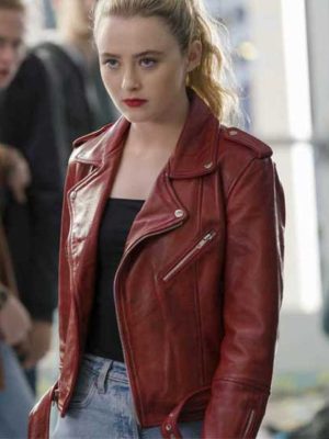 Kathryn Newton Freaky Millie Red Leather JacketÂ
