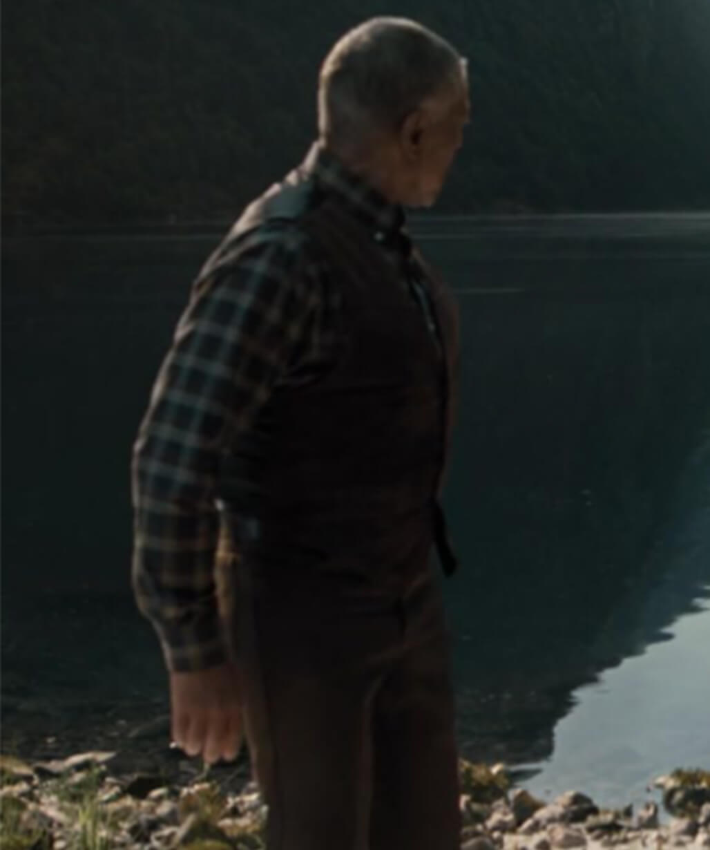 Giancarlo Esposito The Electric State 2025 Brown Vest