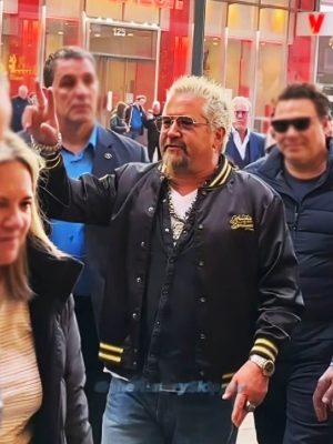 Guy Fieri Happy Gilmore 2025 Black Jacket
