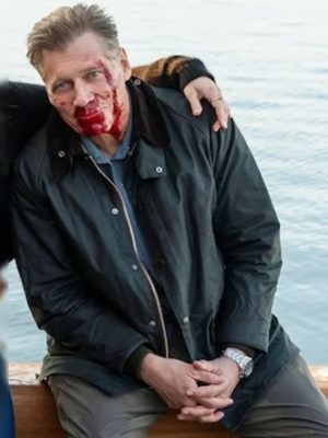 Holt McCallany The Waterfront Harlan Buckley Black Cotton Jacket