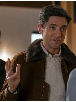 The Waterfront Cane Buckley Brown Suede Jacket