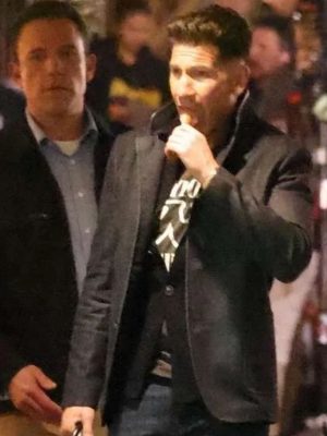 Jon Bernthal The Accountant Brax Black Wool Jacket
