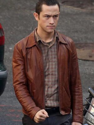 Joseph Gordon-Levitt Inception Arthur Brown Leather Jacket
