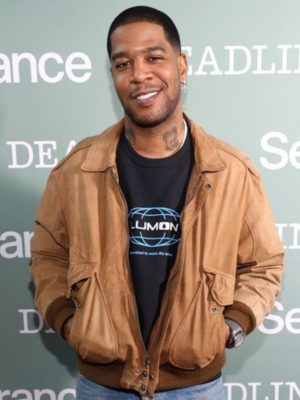 Kid Cudi Severance Premiere Brown Leather Jacket