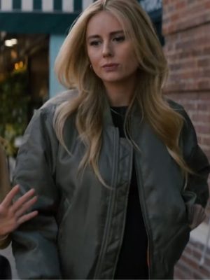 Morgan Nobody Wants This Justine Lupe Bomber Jacket
