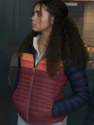 McKenna Roberts Back in Action 2025 Alice Puffer Quilted Jacket