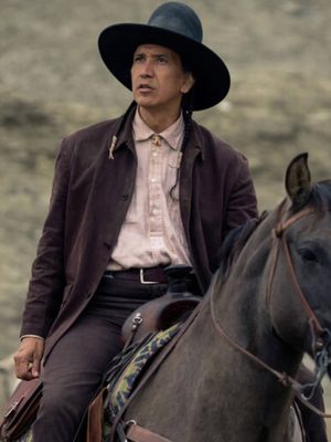 Michael Greyeyes 1923 Brown Cotton Jacket