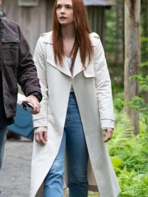 Morgan Kohan Sullivan’s Crossing Maggie White Wool Coat