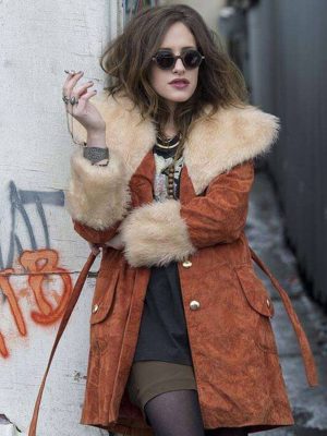 Mr Robot Carly Chaikin Suede Coat