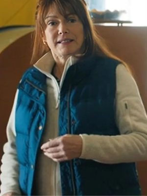 Phoebe Lancaster Sullivan’s Crossing Lynda Boyd Blue Vest