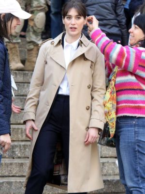 Alexandra Mullen Zero Day Beige Trench Coat