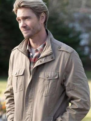 Cal Jones Sullivan’s Crossing S02 Chad Michel Beige Cotton Jacket