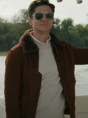 The Waterfront Cane Buckley Brown Suede Jacket