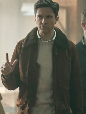 The Waterfront Cane Buckley Brown Suede Jacket