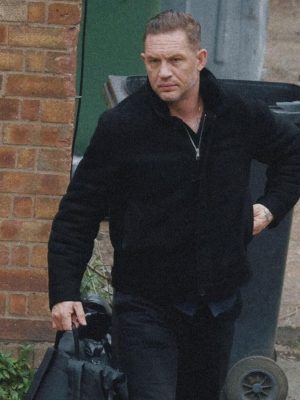 Tom Hardy MobLand S01 Harry Da Souza Black Jacket