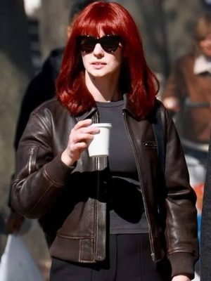 Daredevil Born Again Karen Page Brown Leather Jacket