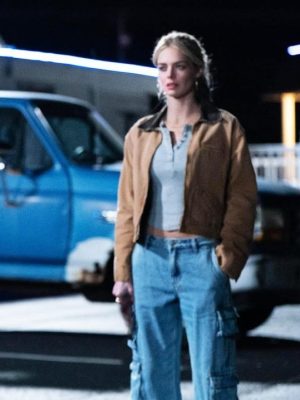 Samara Weaving Eenie Meanie 2025 Edie Brown Cotton Jacket
