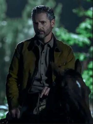 Eric Bana Untamed S01 Kyle Turner Brown Cotton Jacket Outfit