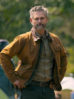 Eric Bana Untamed S01 Kyle Turner Brown Cotton Jacket Outfit