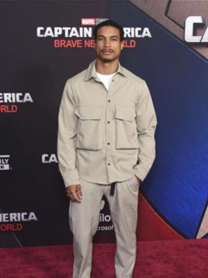 Greg Tarzan Davis Captain America: Brave New World Beige Jacket