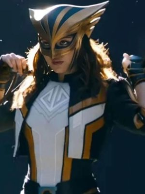 Hawkgirl Superman 2025 Isabela Merced Leather Jacket