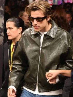 Jake Bongiovi The Electric State Black Leather Jacket
