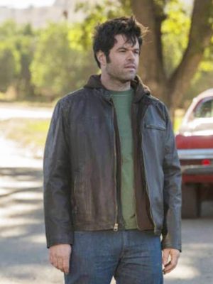 Justified Randall Kusik Black Leather Jacket