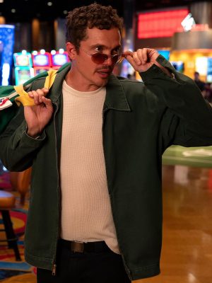 Karl Glusman Eenie Meanie 2025 Green Jacket
