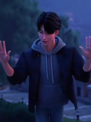 KPop Demon Hunters Jinu Black Wool Jacket
