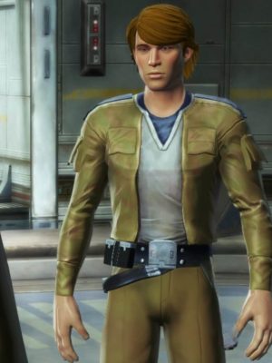 Luke Skywalker Star Wars Green Leather Jacket