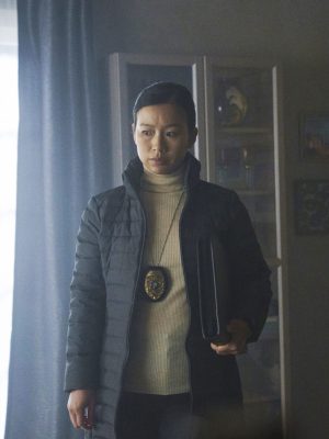 Peacemaker Annie Chang Grey Puffer Jacket