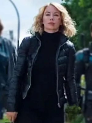 Peacemaker S02 Jennifer Holland Black Puffer Jacket