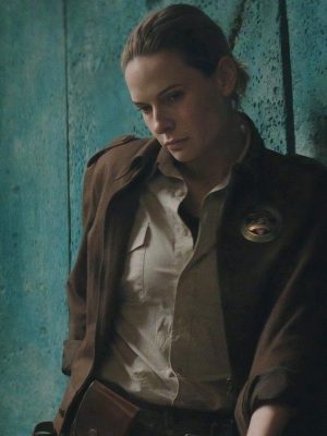 Rebecca Ferguson Silo S01 Brown Cotton Jacket