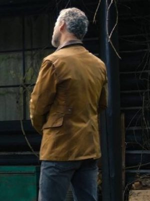 Eric Bana Untamed S01 Kyle Turner Brown Cotton Jacket