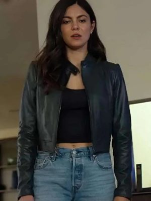 Monica Fubar S02 Emma Brunner Black Leather Jacket