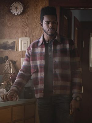 Stephan James Homecoming Walter Cruz Wool Jacket