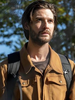 The Institute Ben Barnes Brown Cotton Jacket