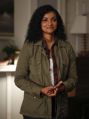 The Rookie Nyla Harper Green Cotton Jacket