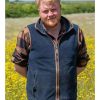Kaleb Cooper Clarkson’s Farm S4 Blue Wool Vest