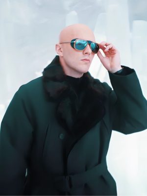 Nicholas Hoult Superman 2025 Lex Luthor Black Wool Coat