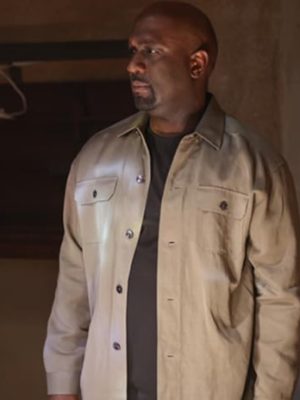 Wade Grey The Rookie Suede Leather Jacket